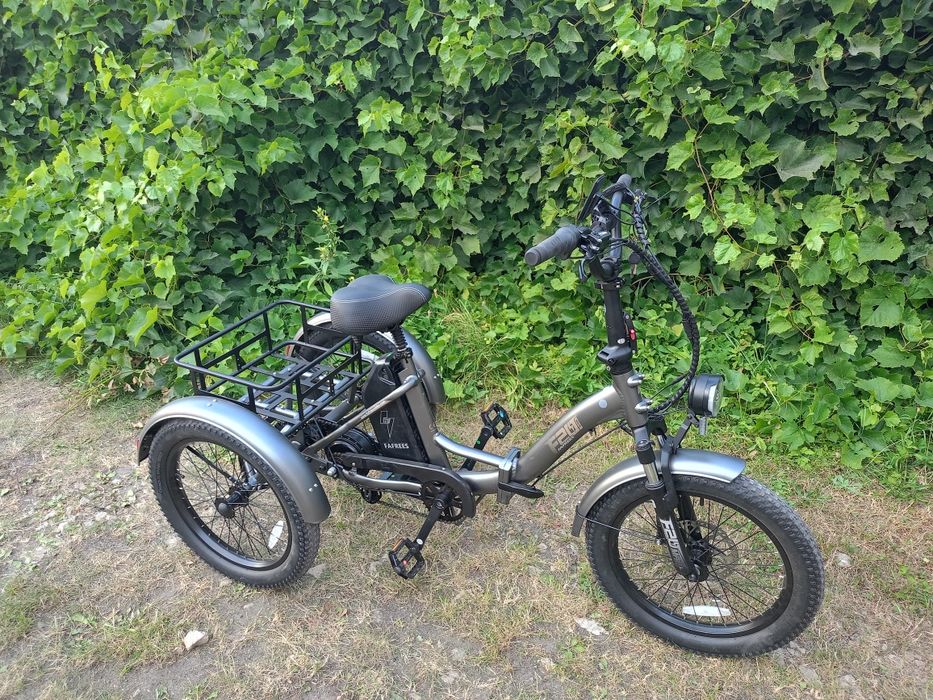 Rower trzykołowy elektryczny e-bike trójkołowiec