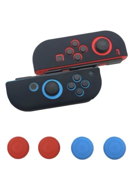 Capas silicone e carregadores joy con switch novas