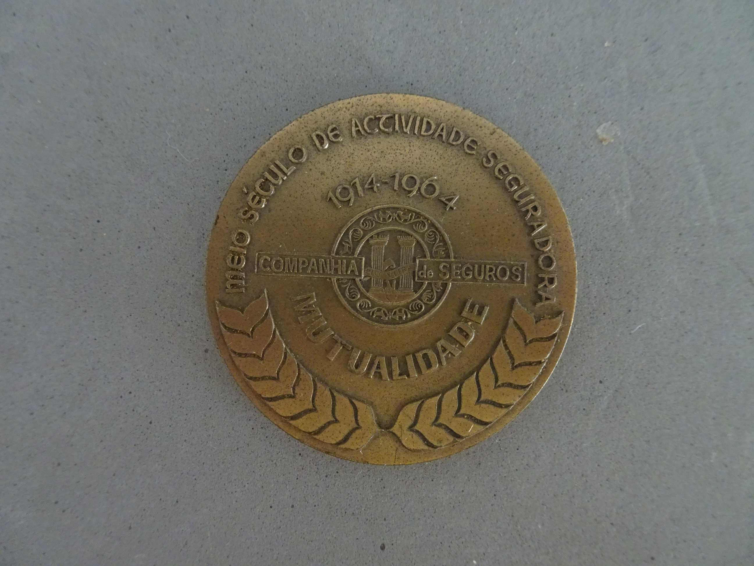Medalha Companhia de Seguros Mutualidade - 50º aniversário 1914/1964