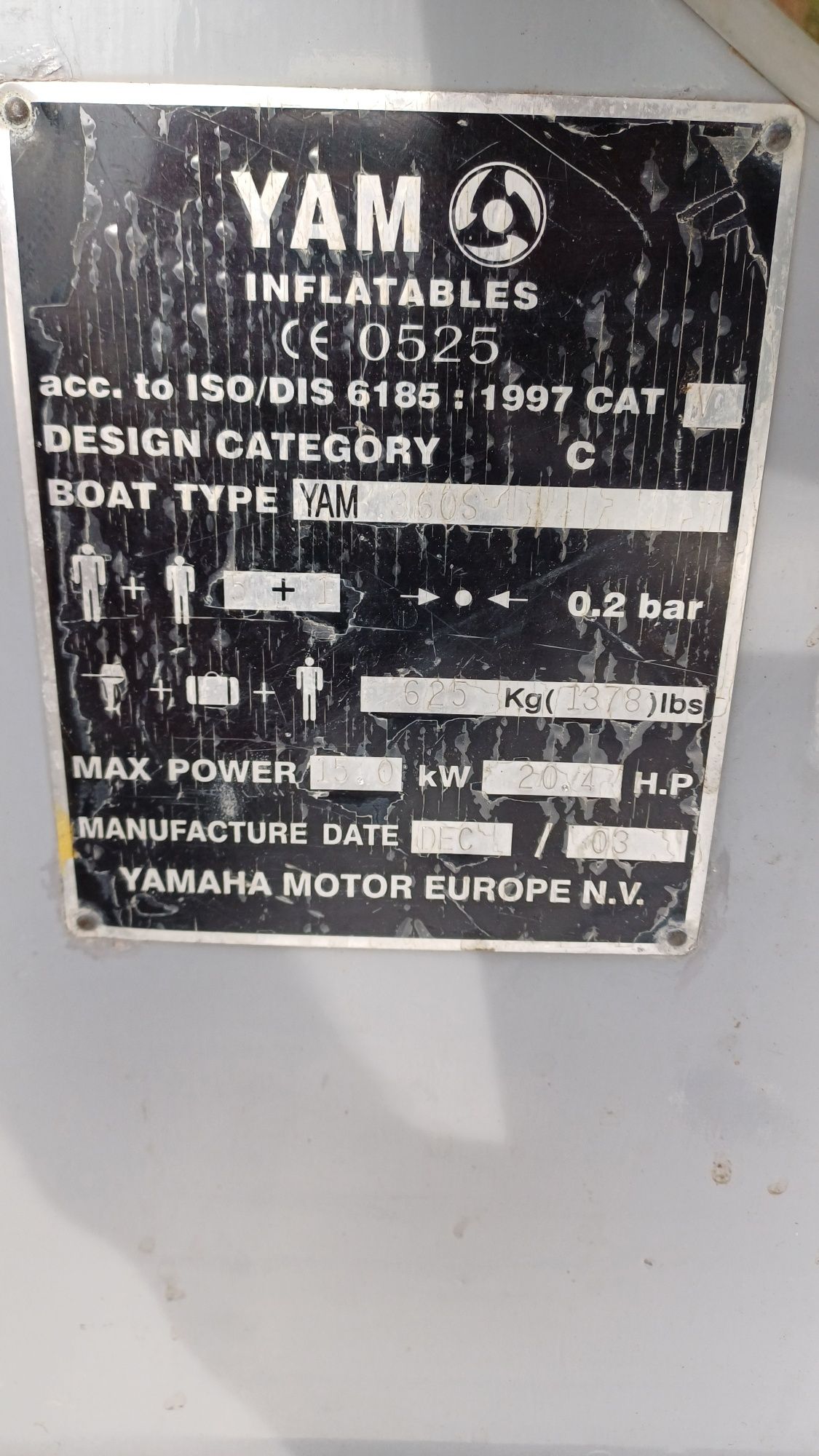 Ponton Yamaha 360 Alu Podłoga i KIL !!!