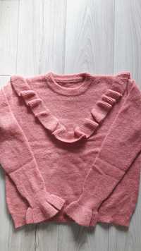 Sweter nowy brzoskwiniowy, r. XL/42