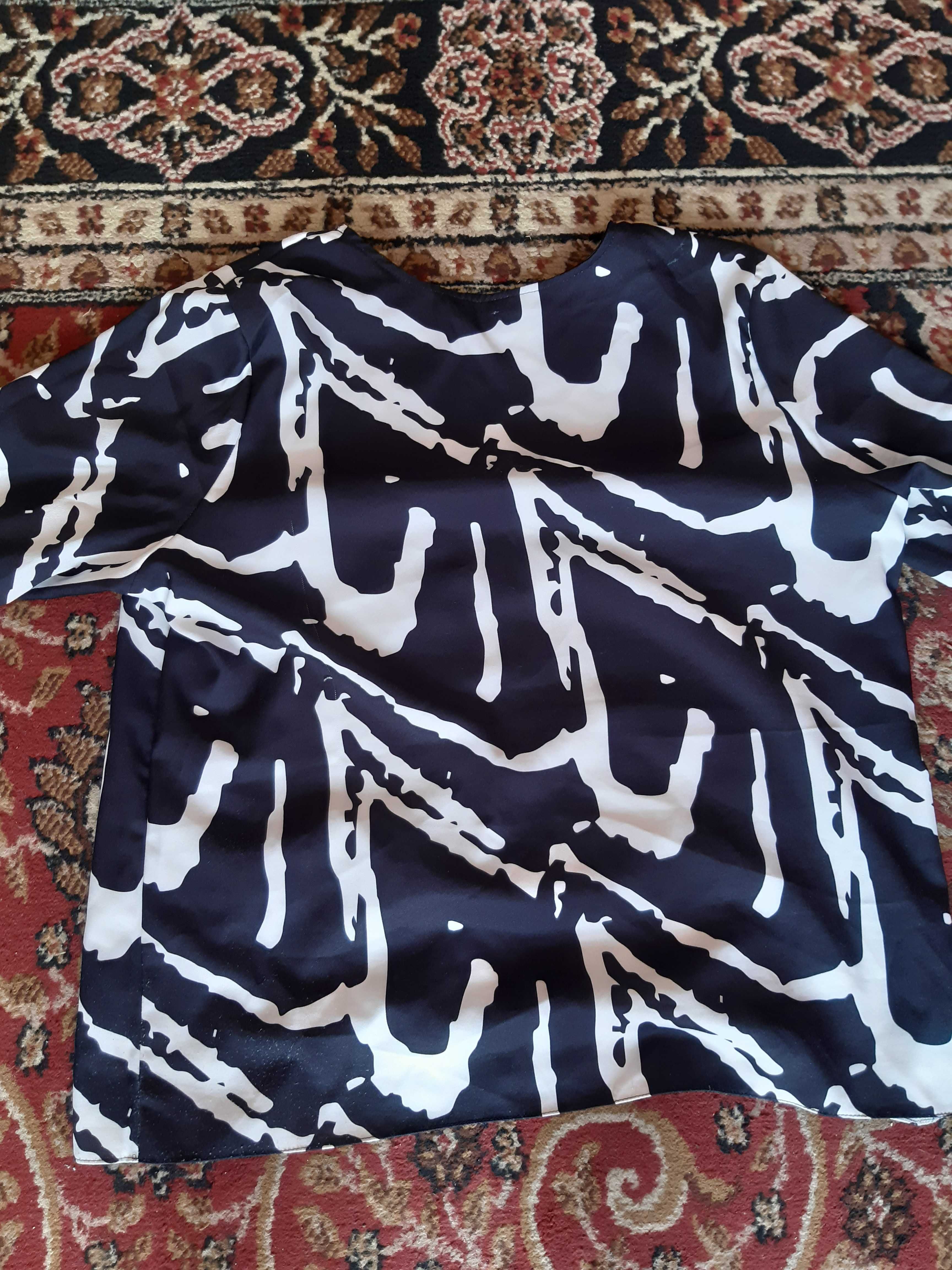 Bluzka damska koszulka wiosna lato L XL bawełna elastan