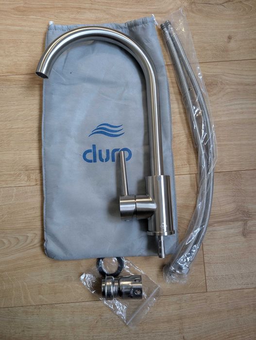 Bateria kuchenna Duro Acero Inox Stal nierdzewna wysoka jak nowa