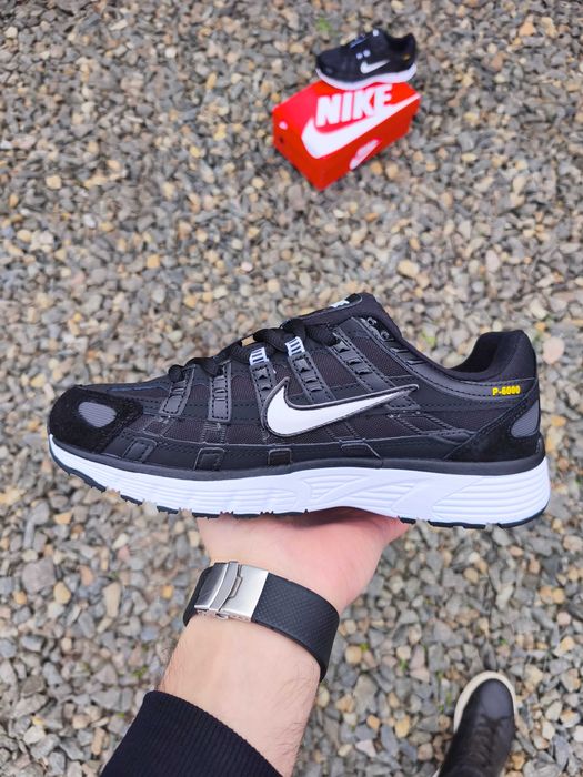 Кросівки Nike P-6000 чорні термопідкладка осінь зима 36-46