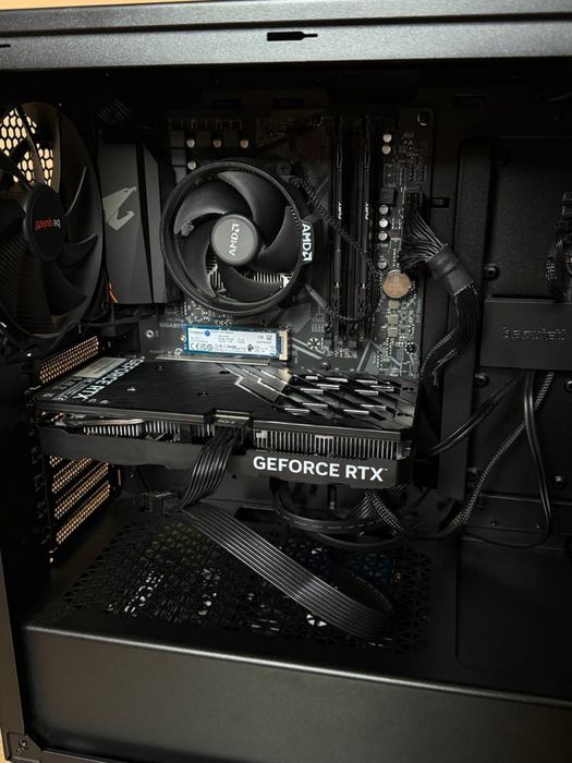 HELLA BLACK ігровий компʼютер (RTX4060, Ryzen 5 5500, Be Quite)