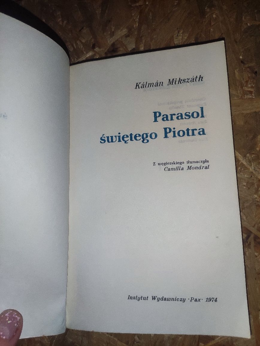 Książka Parasol świętego Piotra Mikszath