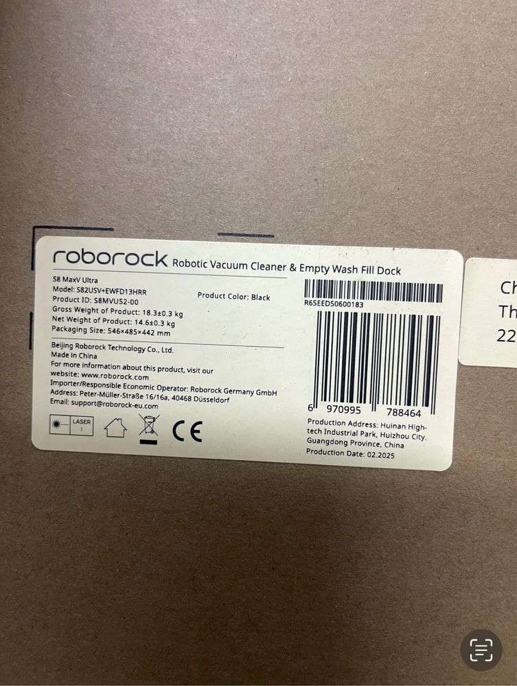 Робот-пилосос RoboRock S8 MaxV Ultra Black