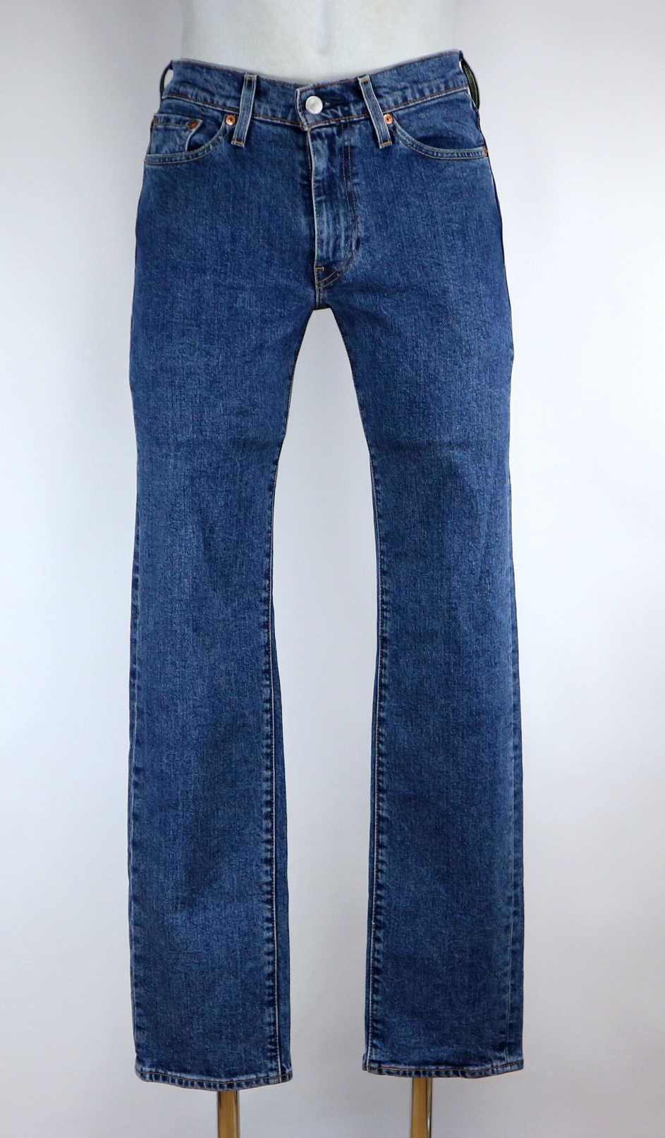 Levis 514 W29 L32 spodnie jeansy Regular Fit pas 2 x 40/41 cm