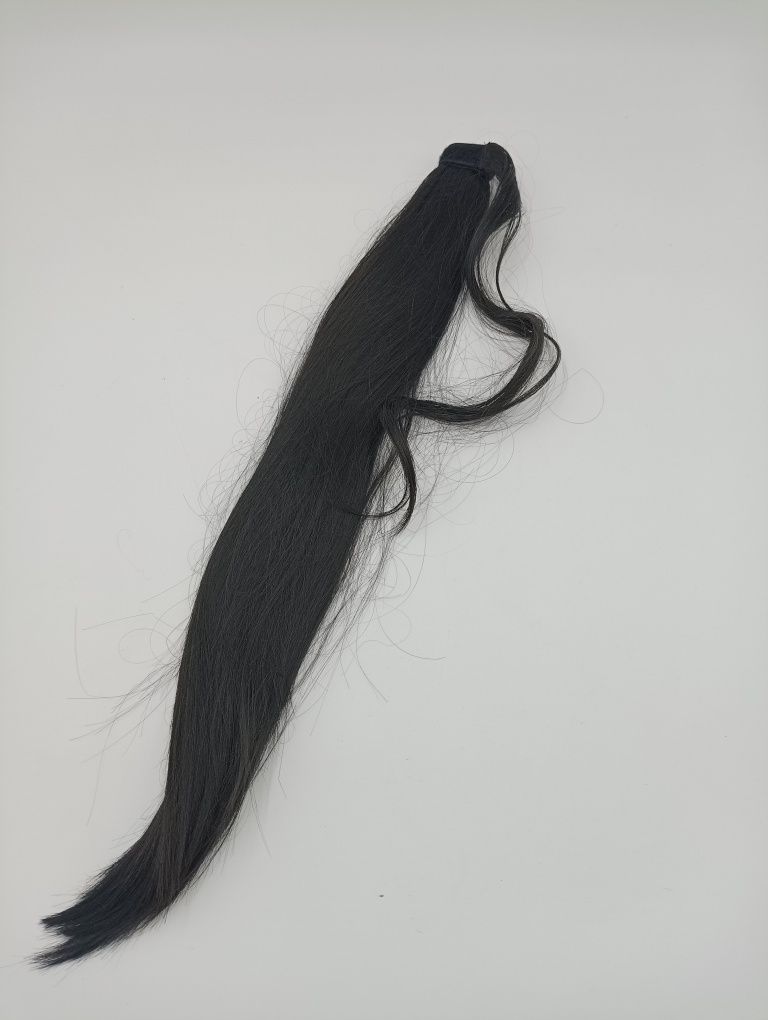 Kucyk dopinany 60 cm czarny