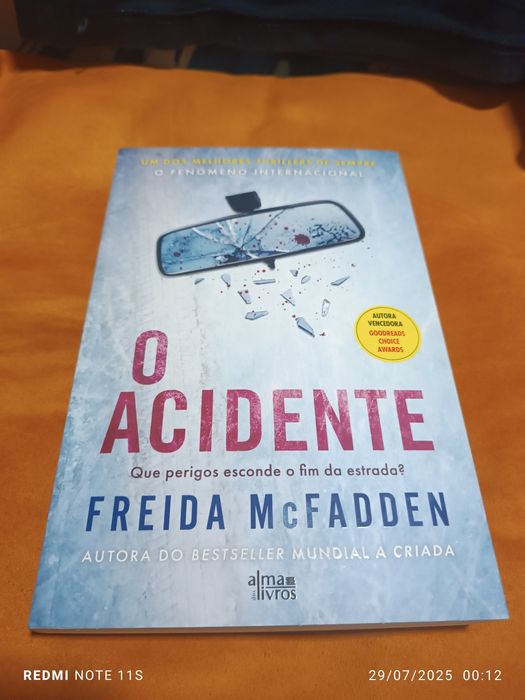 Livro NOVO o ACIDENTE da FREIDA McFADDEN
