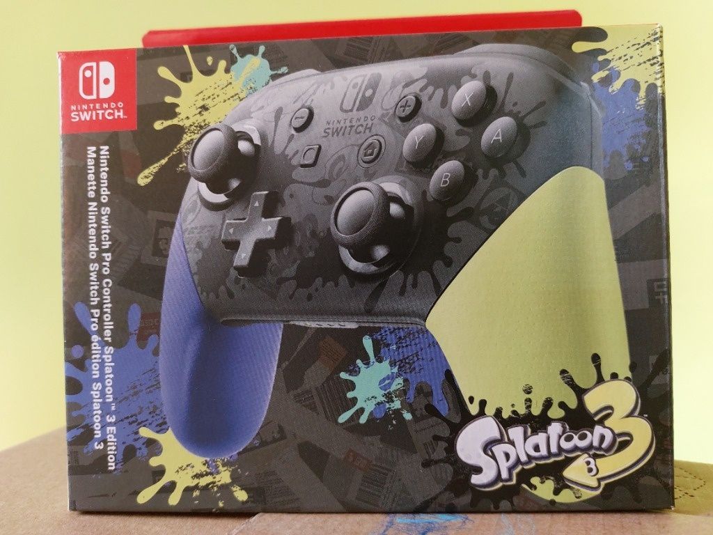 Nintendo Switch Pro Controller Splatoon 3 Nowy