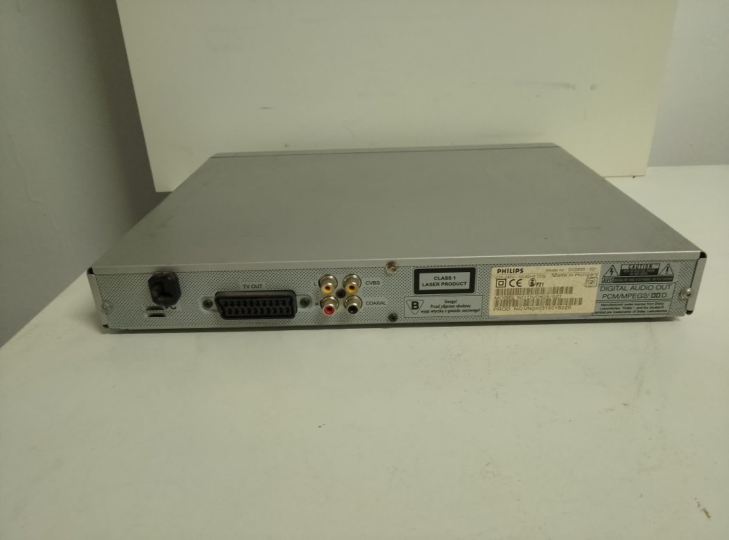 Dvd Philips dvd625 MP3 CD odtwarzacz