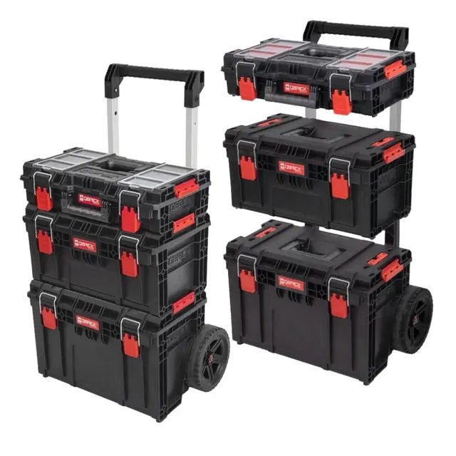 Складова валіза для інструментів на колесах Qbrick System PRIME SET 1