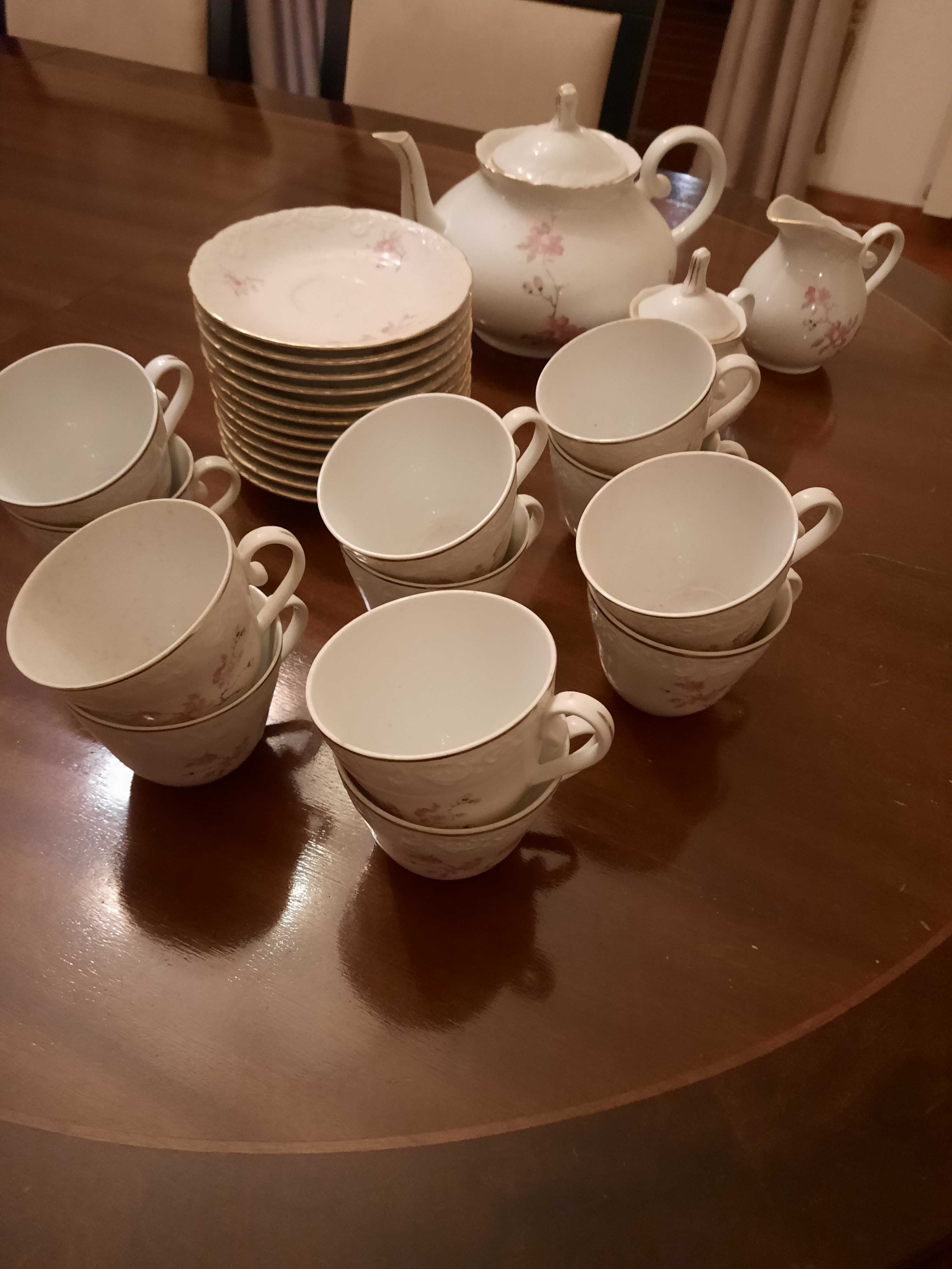 Serviço de chá porcelana Spal