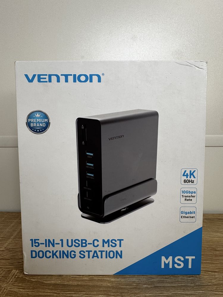 Нова ДОК-СТАНЦІЯ. Vention 15-в-1 USB-C MST Docking Station.