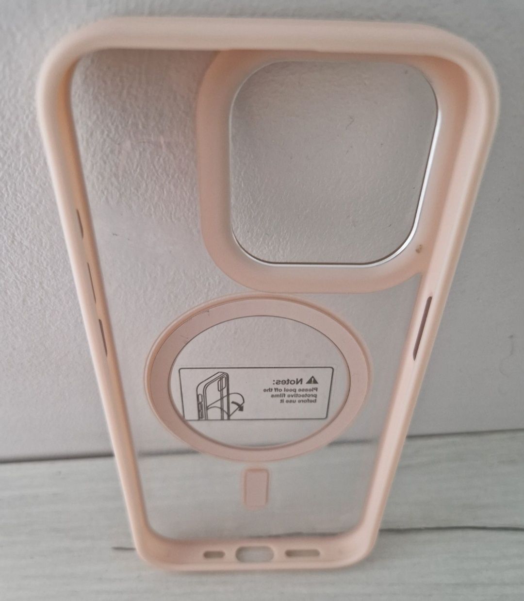 Tel Protect Magnetic Clear Case do Iphone 13 Pro Łososiowy