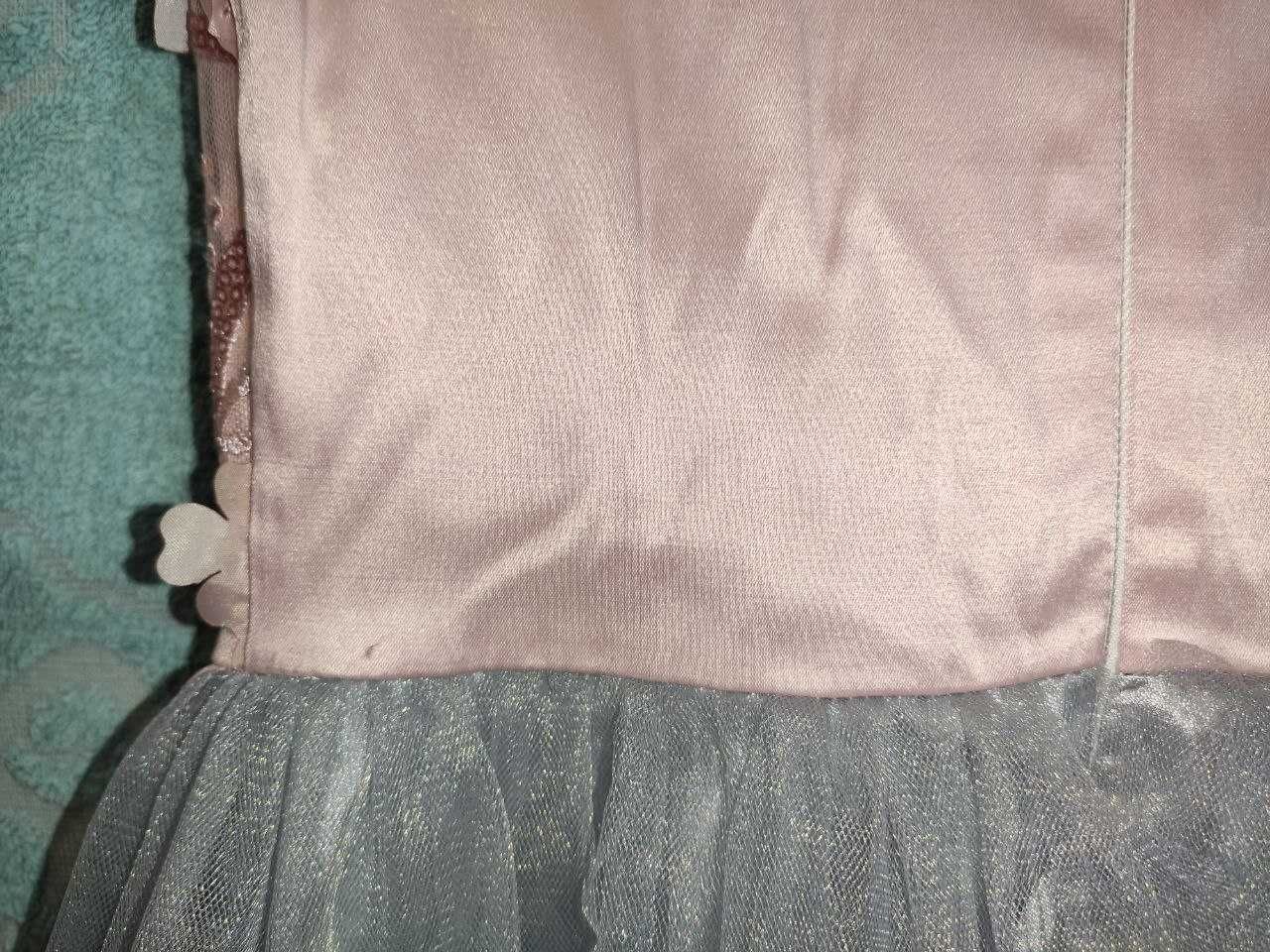сукня Mevis рожево-сіра 122р