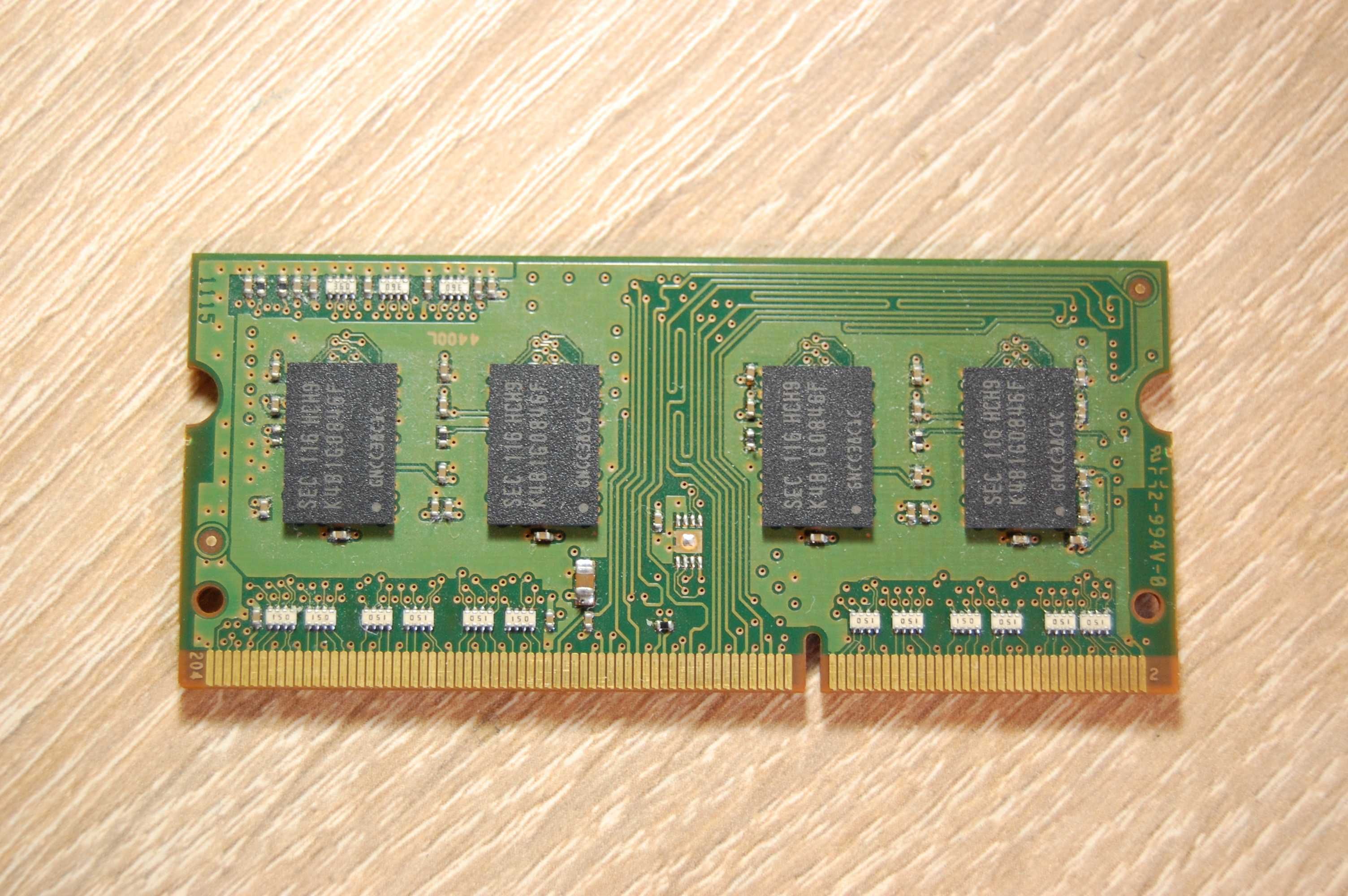 Оперативна пам'ять DDR3 Samsung 1GB 1Rx8 PC3-10600S-09-10-ZZZ