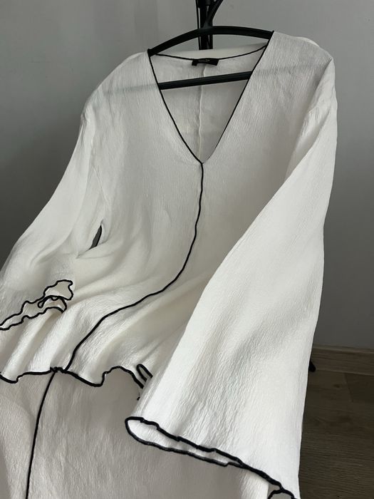 Massimo Dutti костюм спідниця сорочка льон віскоза