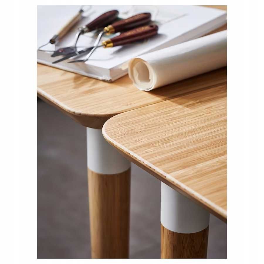 TANIO IKEA HILVER Noga stożkowata, bambus, 70 cm