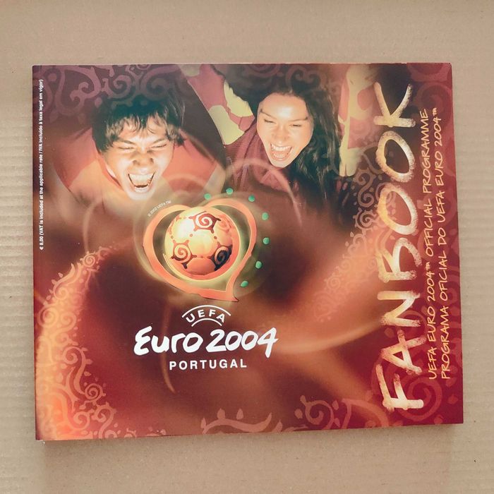 Selos coleção + FanBook Uefa Euro 2004 Portugal Memorabilia coleção