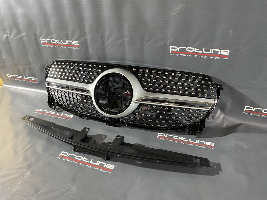 Решетка радиатора Mercedes W167 X167 GLS GLE GT panamericana Diamond