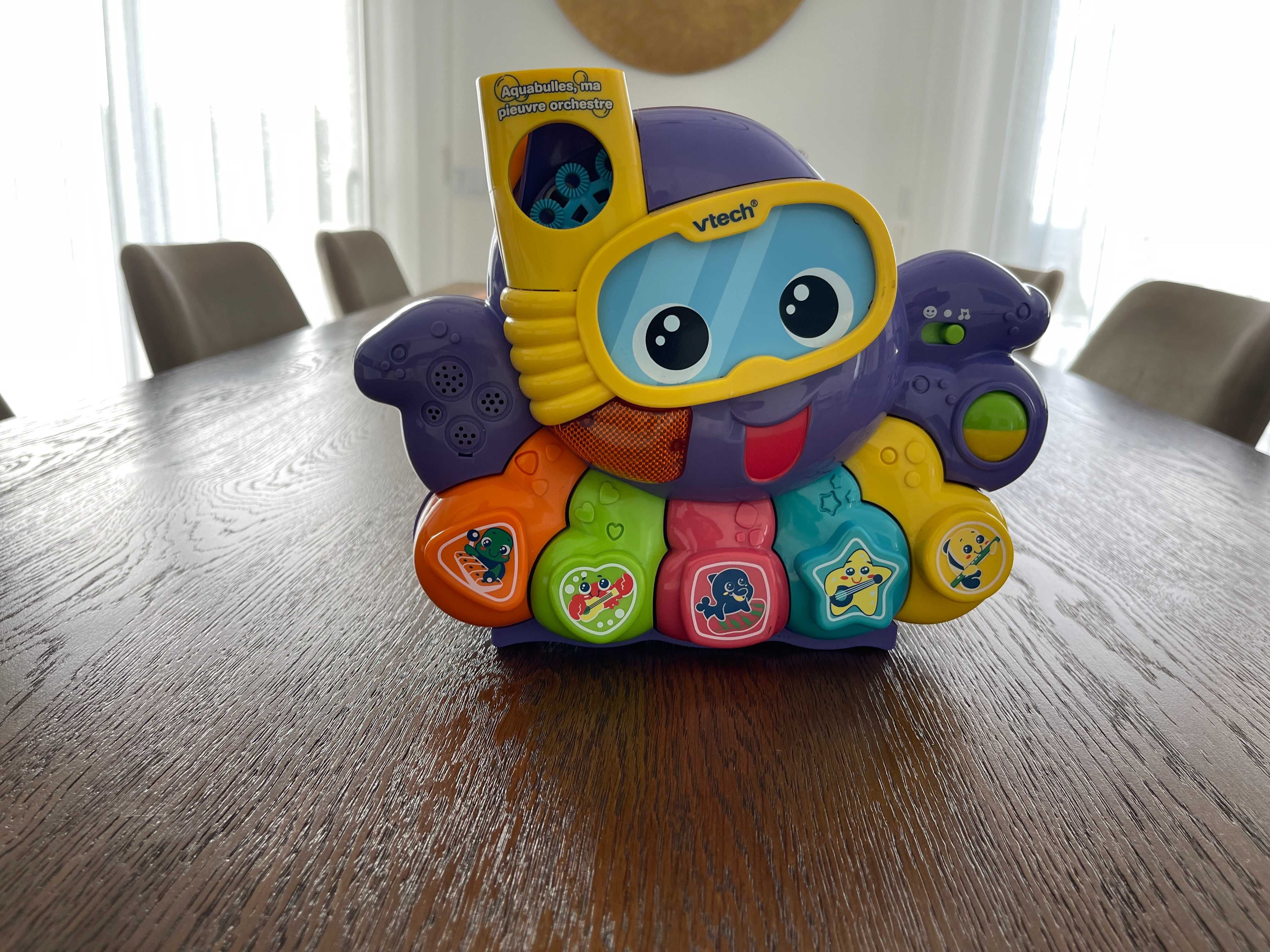 Brinquedo de banho Vtech bolhas de sabão - Polvo Orquestra