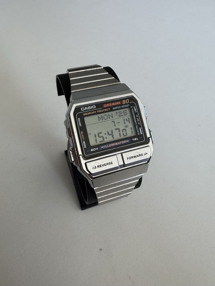 Zegarek Casio DB-810 Databank, lata 90., JDM, bardzo dobry stan!