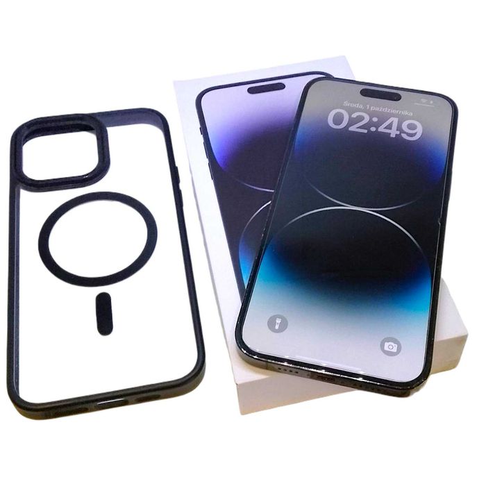 Smartfon Apple iPhone 14 Pro Max 6 GB / 128 GB 5G czarny + etui