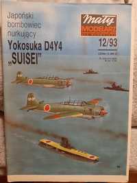 Mały Modelarz 12/1993 japoński bombowiec nurkujący Yokosuka D4Y4 SUISE