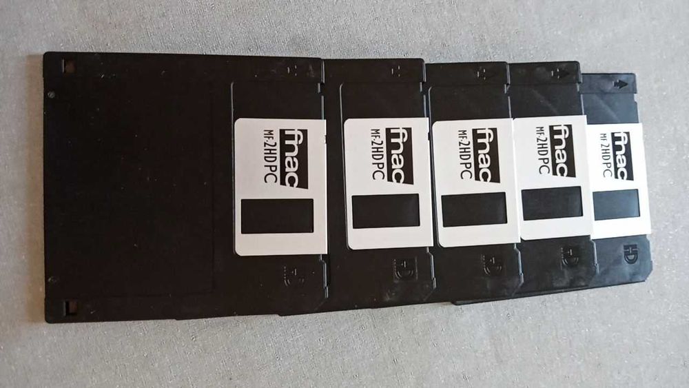 5 Disquetes Fnac MF-2HD PC 3.5