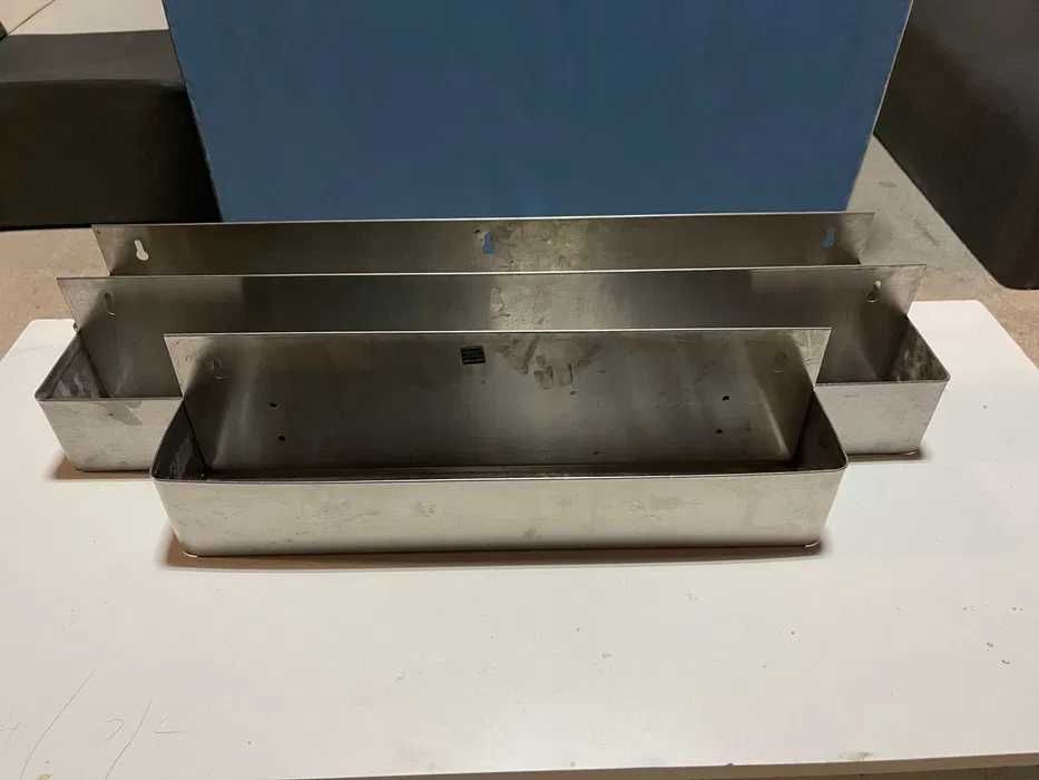 Korytka gastronomiczne ze stali nierdzewnej, różne długości