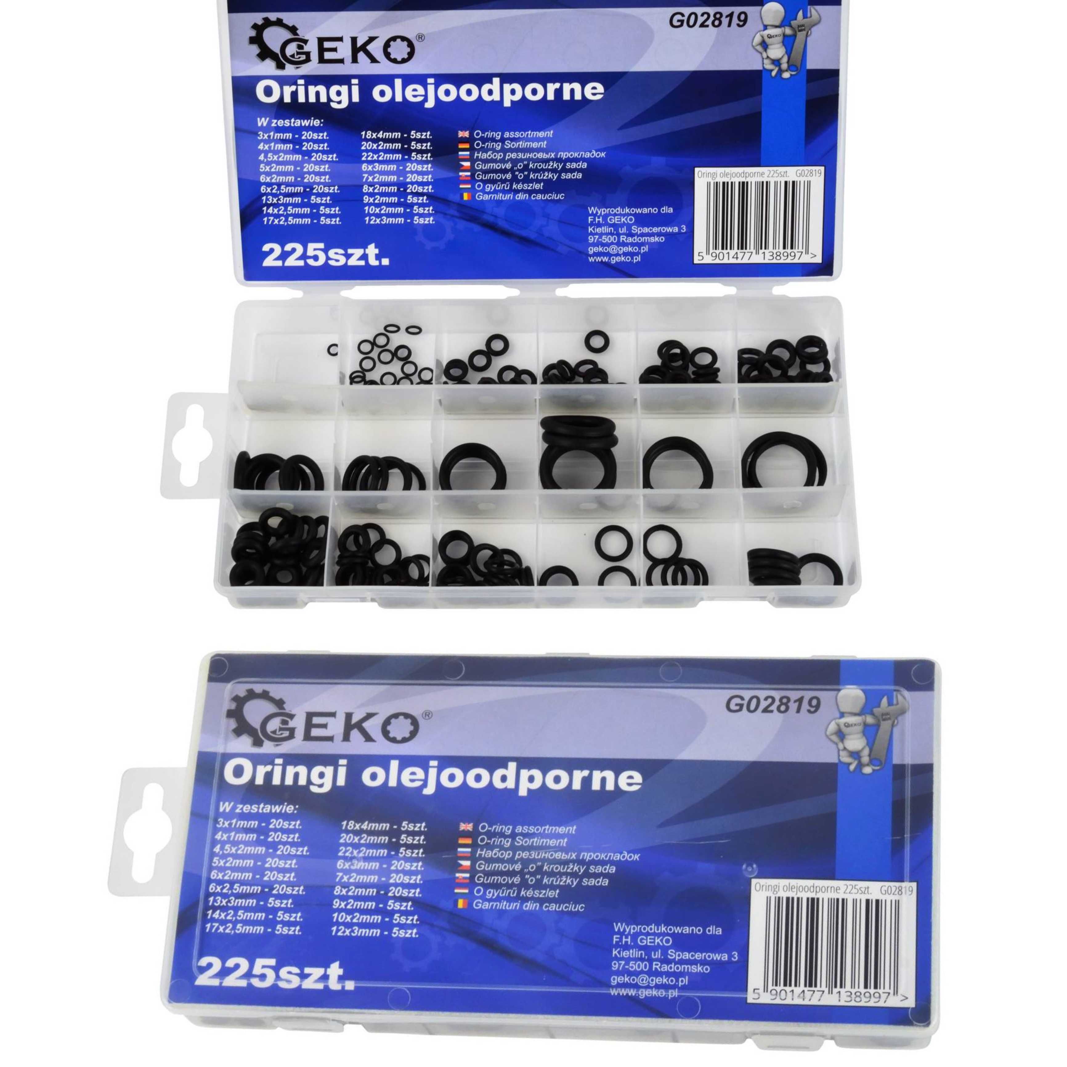 Комплект уплотнительных колец кондиционера Geko G02913-G02810-G02800