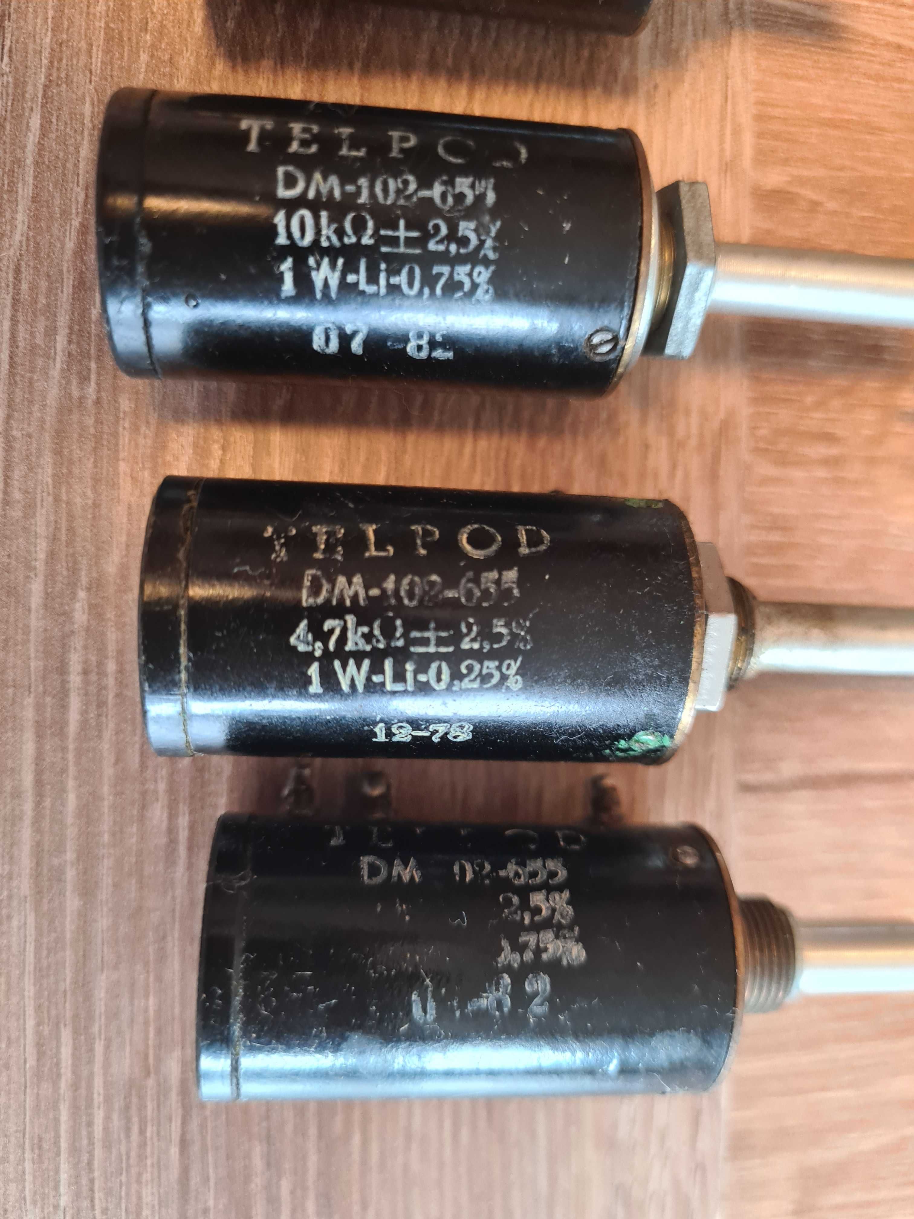 Potencjometry TELPOD DM-102 1kom, 4,7kom, 10kom, 1W - 12szt.
