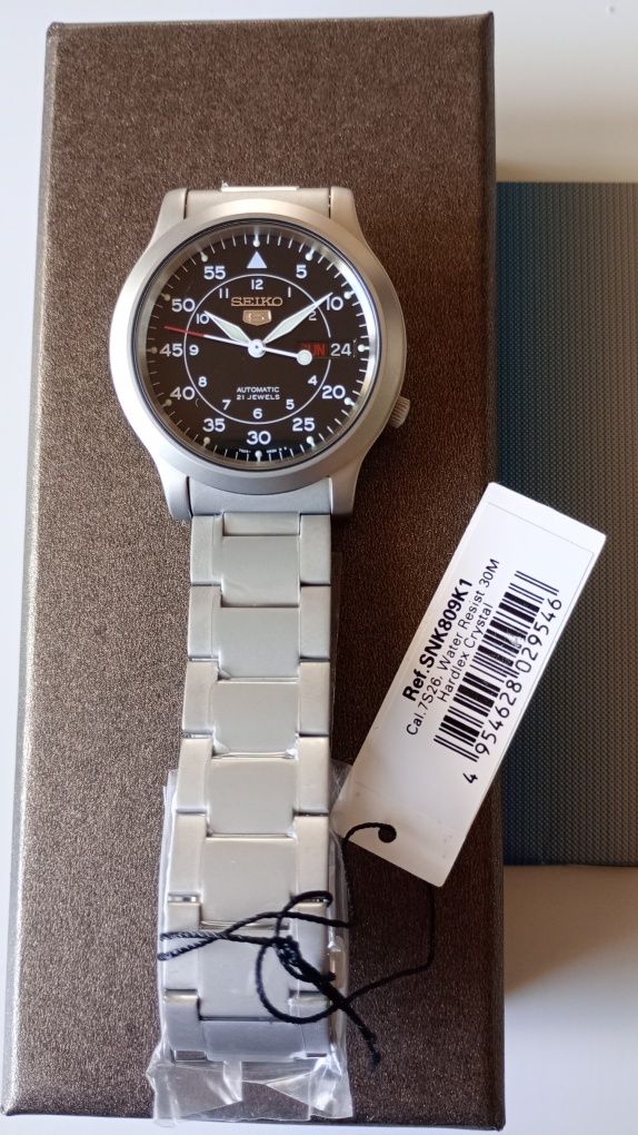 Seiko 5 SNK809K1 zegarek automatyczny nowy gwarancja