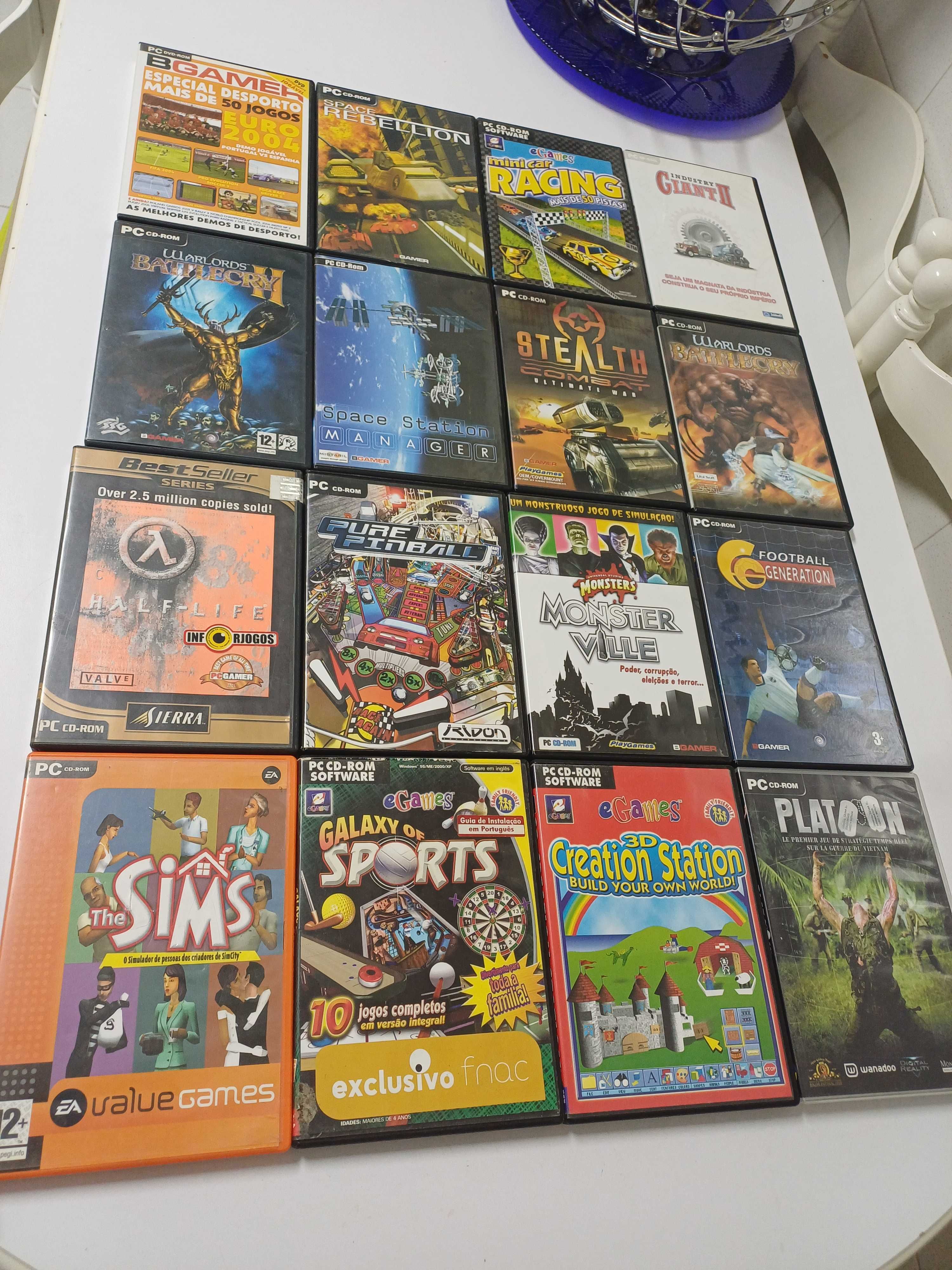 Jogos para PC CD-ROM 16 unidades