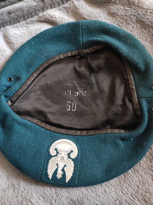 Wojskowy beret zielony MON