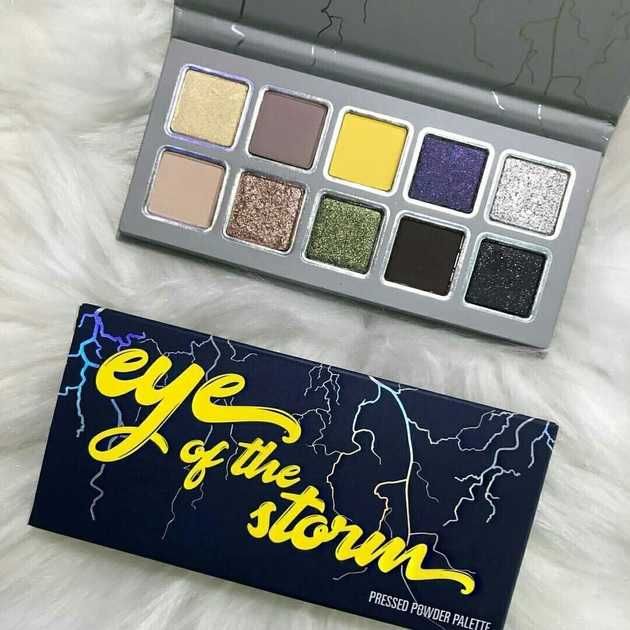 Подарунковий набір косметики Кайлі синій, Набір тіней для очей