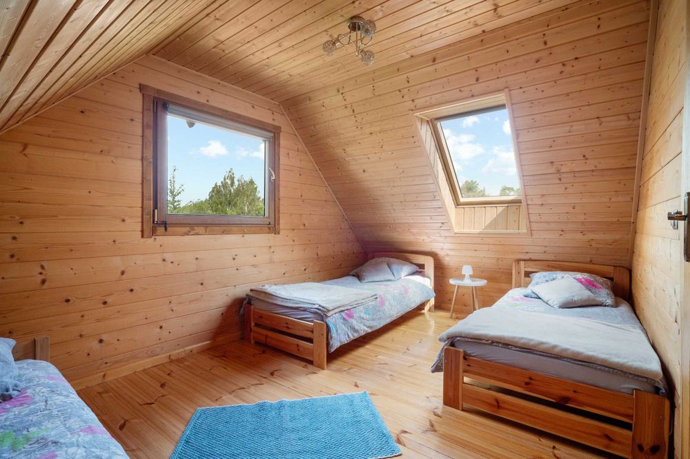 Domek Mazury 4 bilard wakacje łódka pomost bania sauna quady paintball