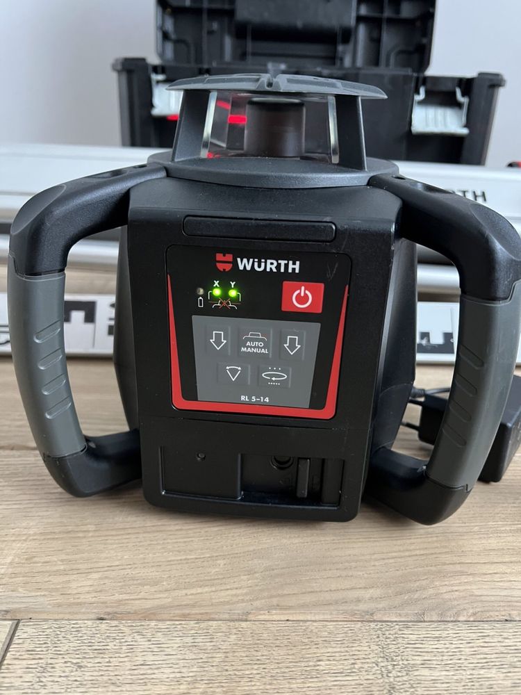 Ротаційний нівелір Würth RL5-14 горизонт/вертикаль.Тринога +лінійка