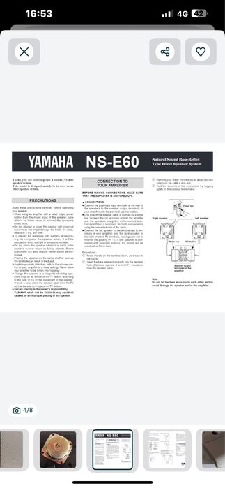 Colunas Satelite Yamaha