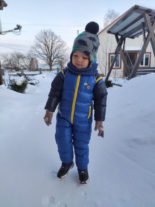 Комбінезон пух/перо chicco для хлопчика ріст 92