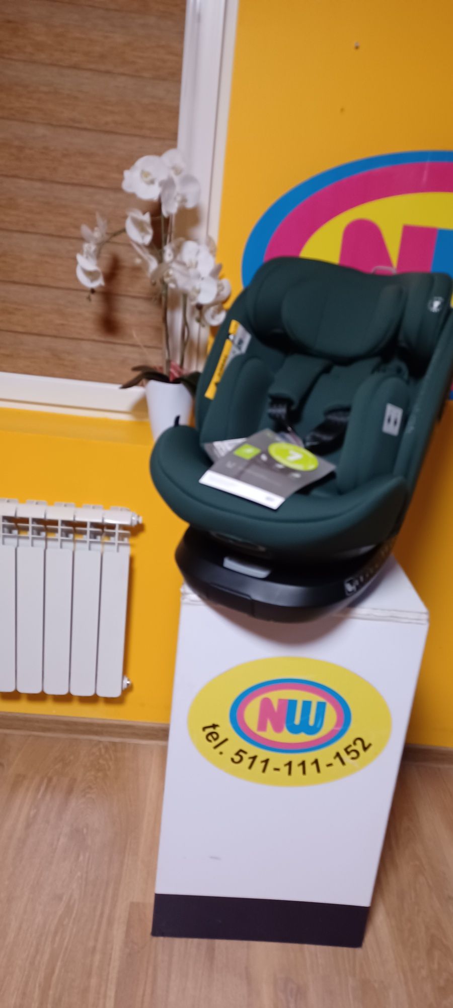 Nowy fotelik samochodowy 4baby Enzo obrotowy 360  isofix