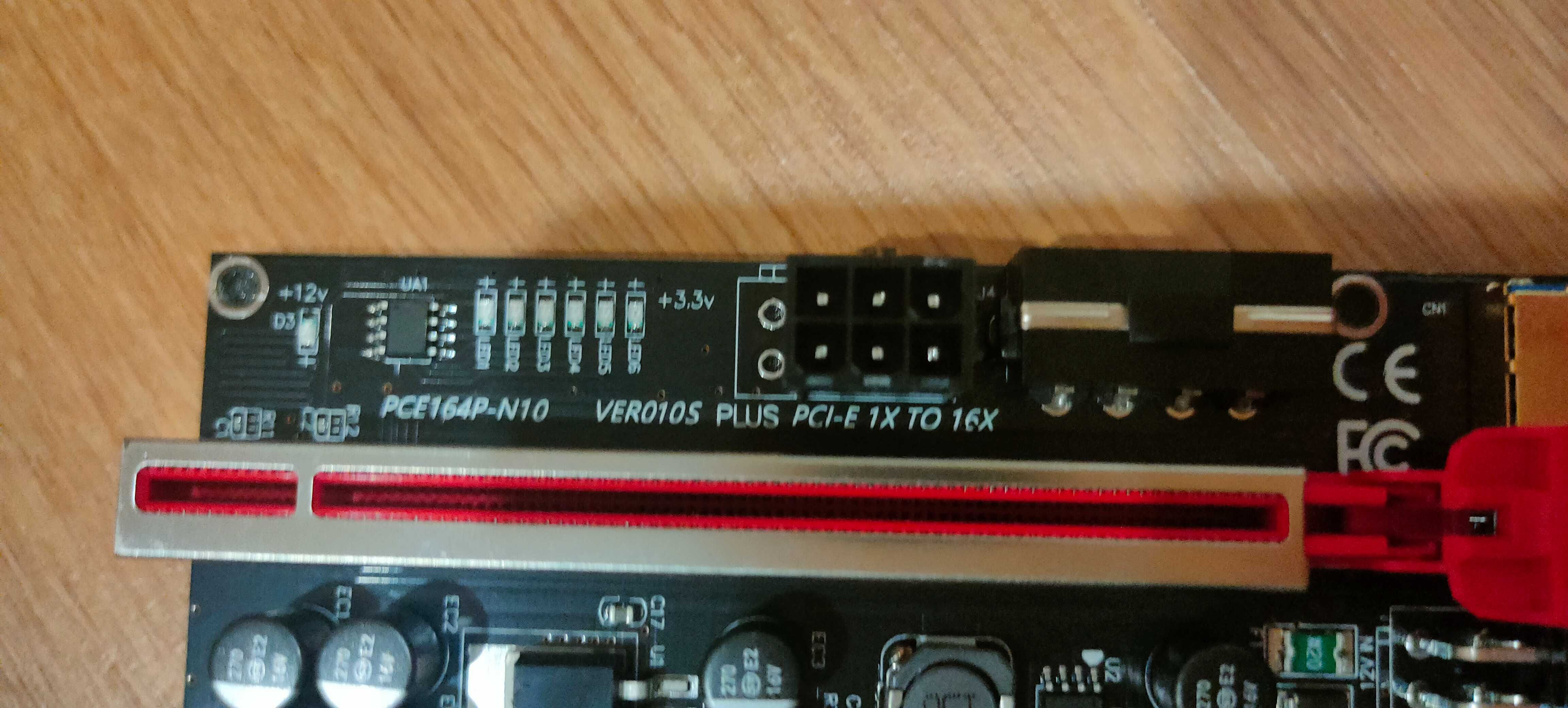 Riser´s PCI-E VER010s Plus - 1x até 16x