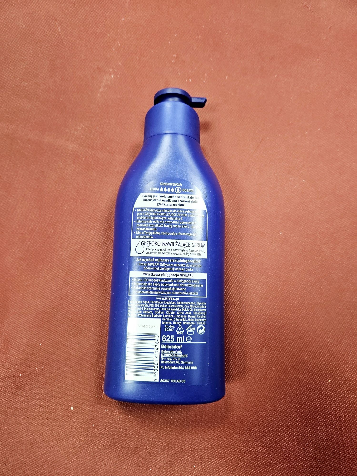 Nowe masło do ciała Nivea 625 ml