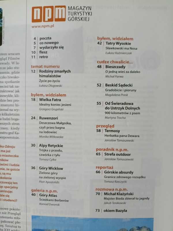 6 numerów magazynu "npm"