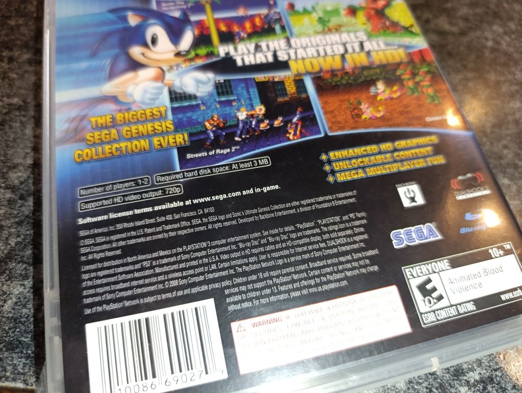 Sonic's Ultimate Genesis Collection PS3 stan super bez rys sklep