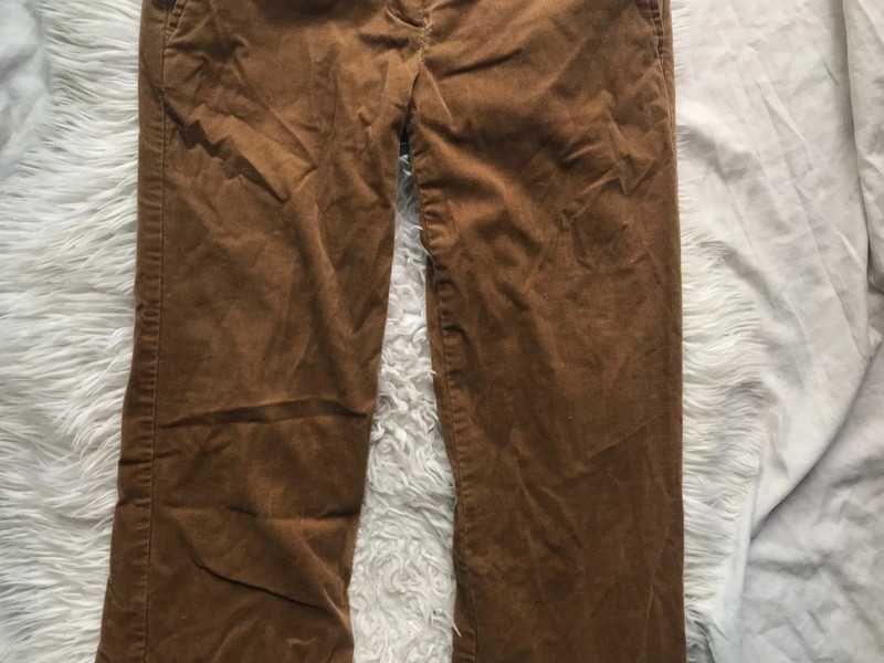 Calças ZARA de camurça 98% Algodão