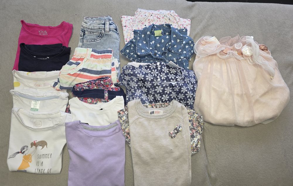 Paczka ubrań dla dziewczynki 104cm