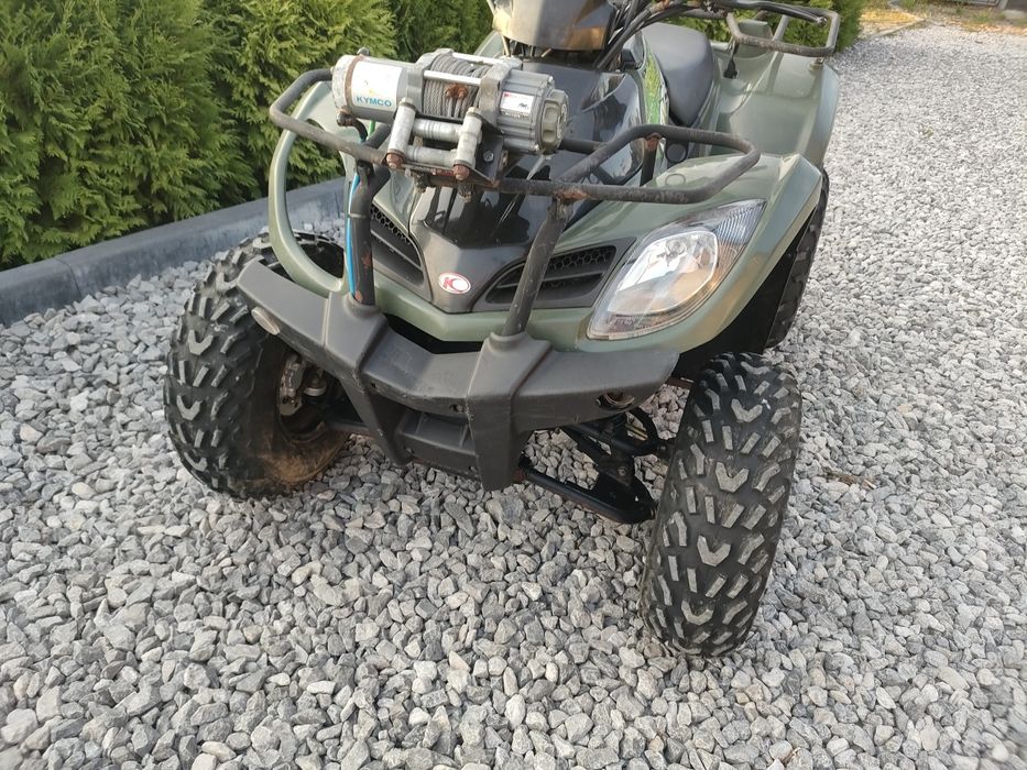 Quad KYMCO MXU 300 green line .